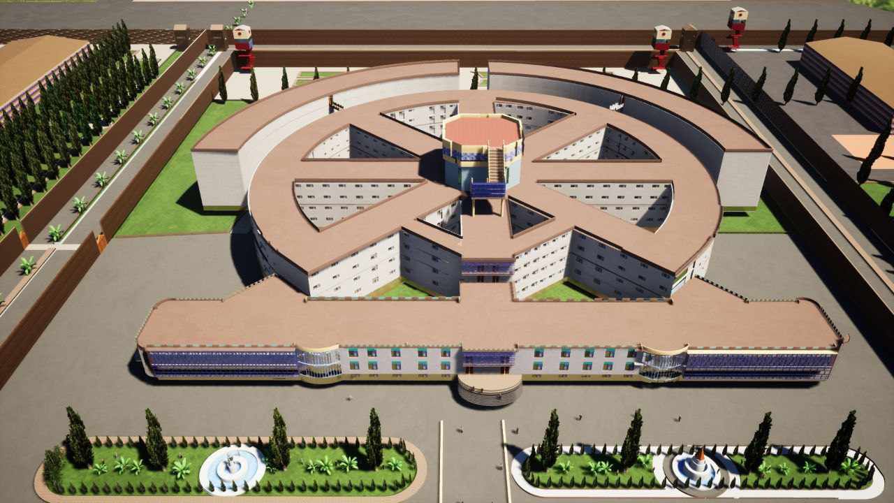 طراحی و دیزاین موفقانه پروژه زندان ( Top Prison ) توسط محصلان دیپارتمنت مهندسی پوهنځی ساختمانی پوهنتون پولی تخنیک کابل.