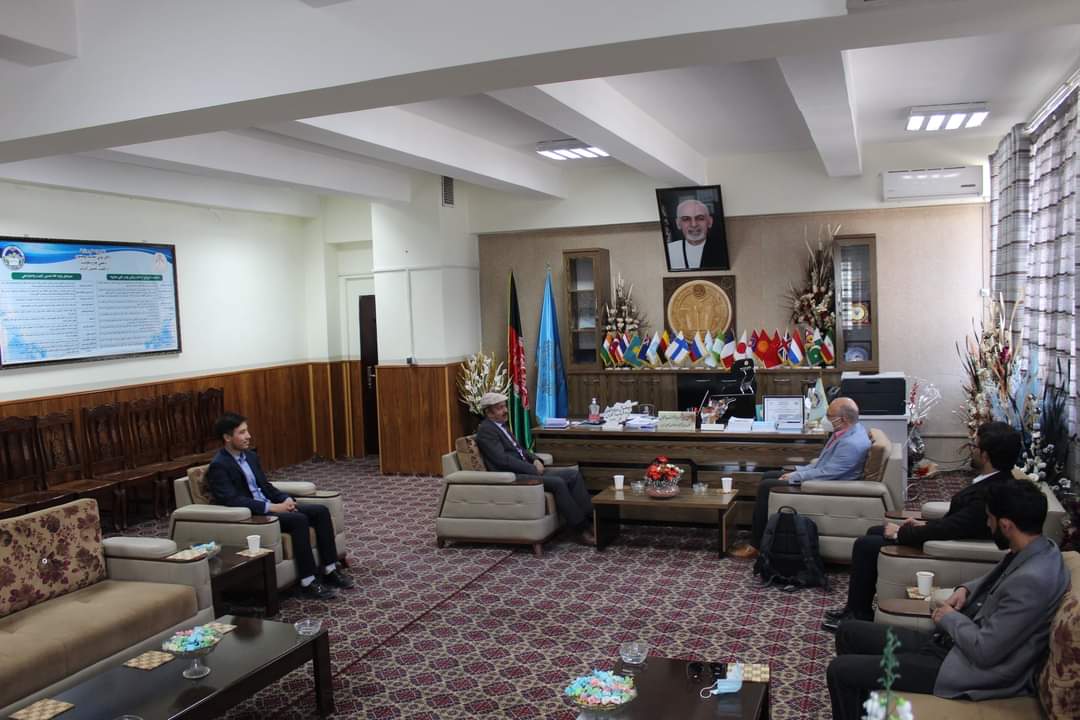 Meeting of the Chancellor of Kabul Polytechnic University with the Project Officer (GIZ) in Afghanistan