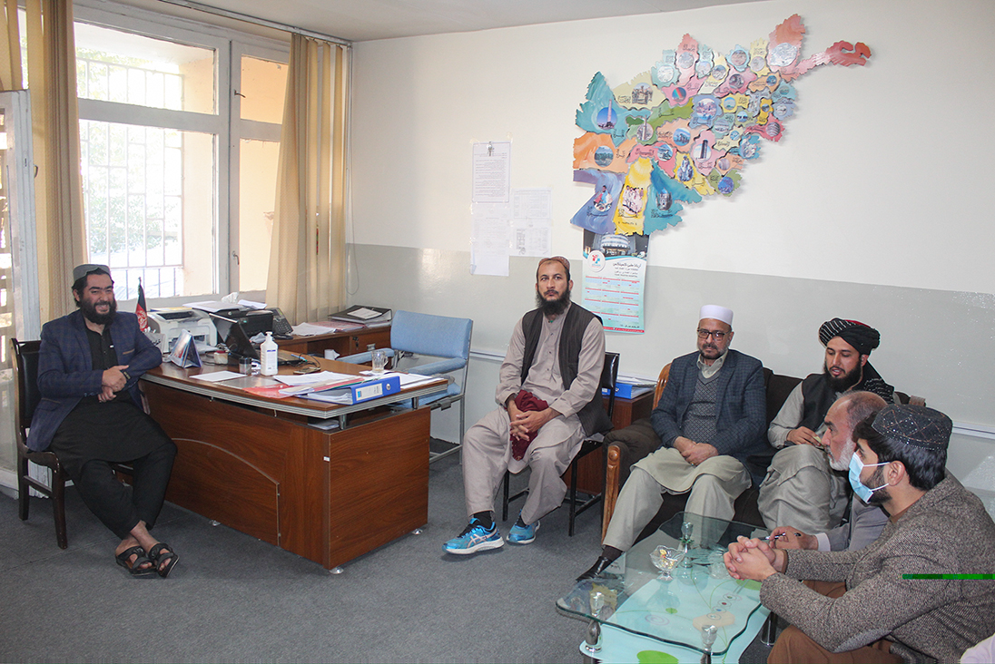 بازدید رئیس منابع بشری وزارت تحصیلات عالی از پوهنتون پولی تخنیک کابل .